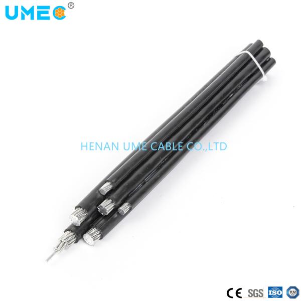 Overhead Aerial Bundled Cable 0.6/1kv XLPE Insulated Aluminum Conductor Cable AAC/AAAC/ACSR 3X1/0AWG ABC Cable