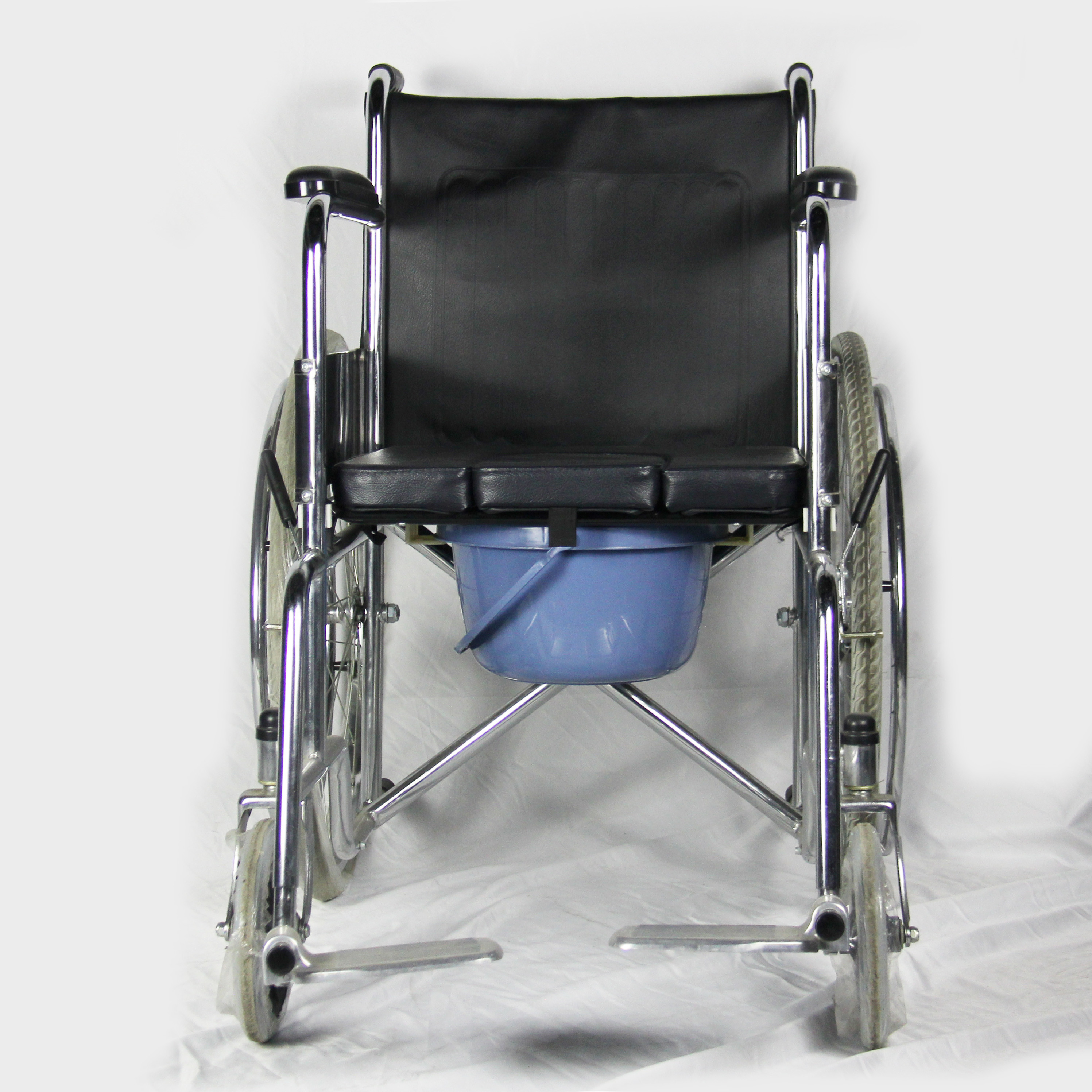 Фиксированный стул перехода Footrest подлокотника с Commode места формы u