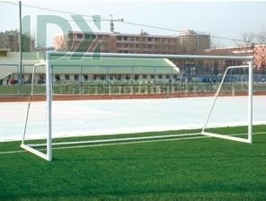 En el caso de los equipos de fútbol de aluminio de nylon, el objetivo de la red de fútbol de acero de acero suave es el objetivo de fútbol de acero.