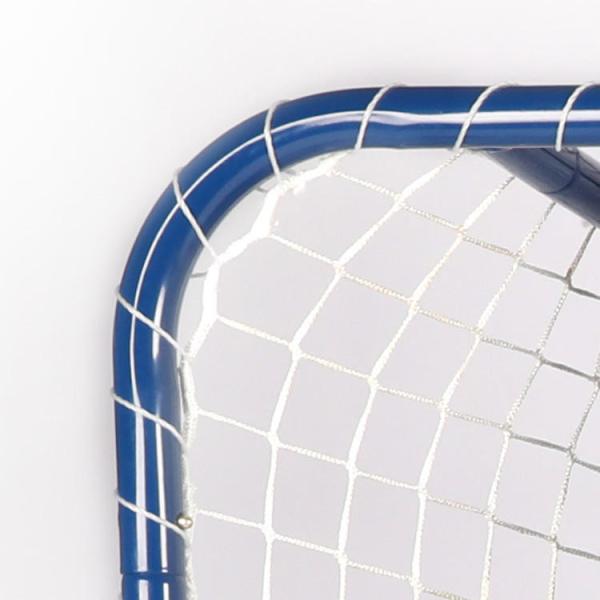 No Folding Lacrosse Training Equipment Orange Hockey Goal Net