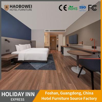 ISO 14184 Standard Customized King Size Bedroom Hotel Furniture In Modern Luxury Style