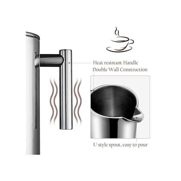 Изолированное двухстенное бака SS304 кофе прессы 350ml Cafetiere небольшое французское