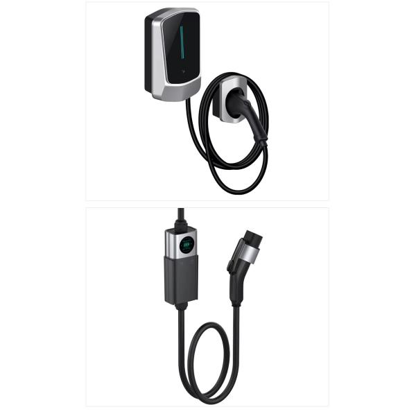 Station de recharge pour véhicules électriques de type 2 de 7 kW montée sur le mur Certifié CE