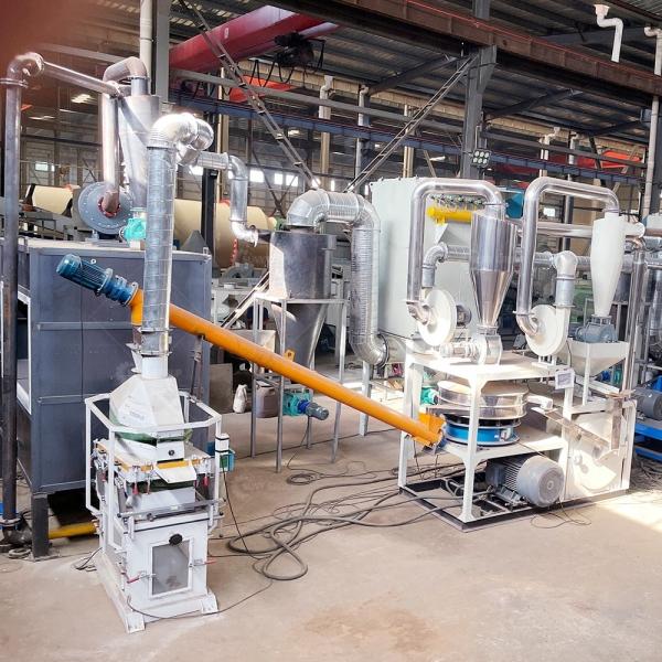 Customer Requirements 2023 Technology Scrap Solar Panel Crushing And Separating Plant
