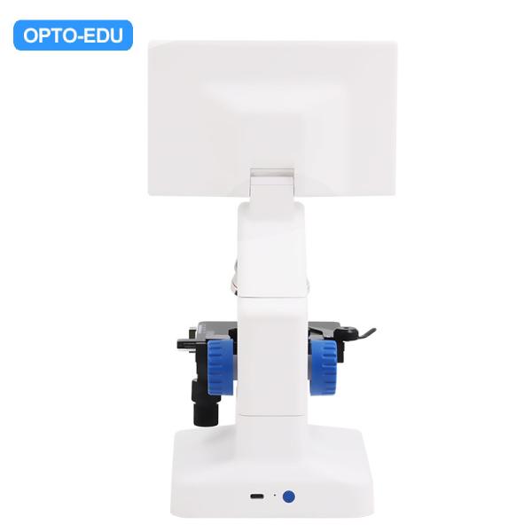 OPTO-EDU A33.5130 デジタル顕微鏡 LEDライト トリプルノズピースと8MPカメラ