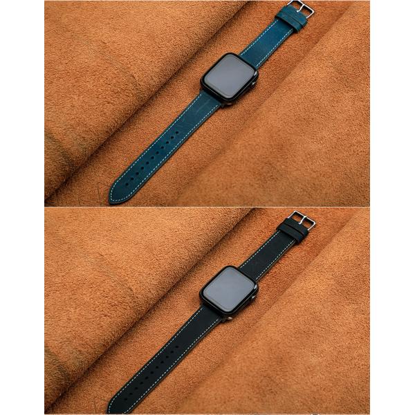 Apple Watch Leather Look Band Bracelet for 38mm 40mm 42mm 44mm Series 7 6 SE 5 4 3 2 1