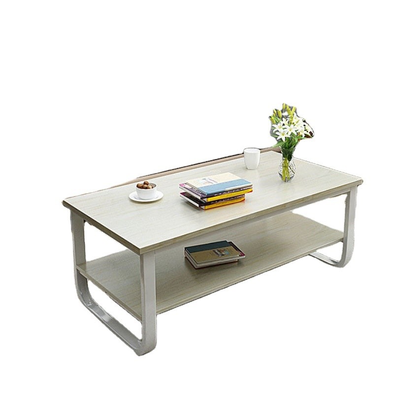 Contemporary Glass Living Room Center Table Modern Style Simple Design Folded NO