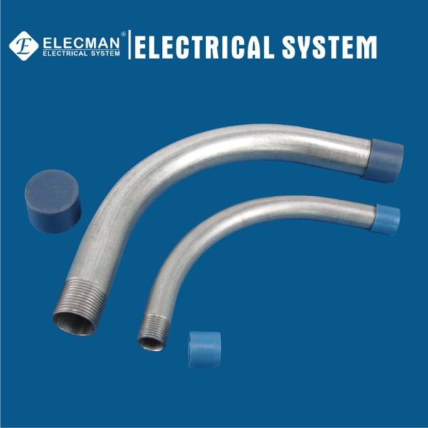 RSC Rigid Galvanized Steel Conduit Elbow For Electrical Conduit 1/2 Inch - 4 Inch