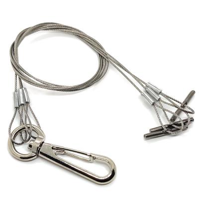 Adjustable Garden Plant Pots Four Foot Steel Wire Hanging Kits For Hanging Planters Flower Pot