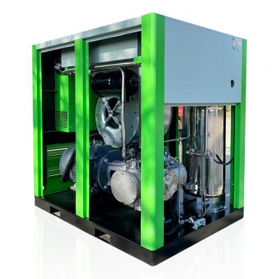 Compressor injetado do parafuso do óleo do compressor de ar do parafuso 22kW água livre estacionária industrial