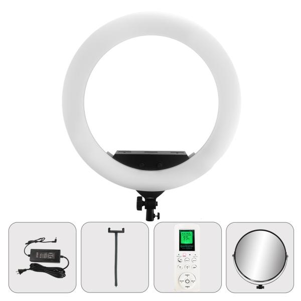 High power 100w remote control 3200k-5500k battery support leds 22 Inch Ring Light