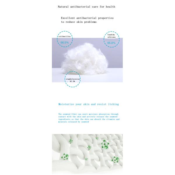 Alginate Fiber Fabrics Wet Gas Absorption Antiflaming Antibacterial Static-free 100% Natural health for kids Dress