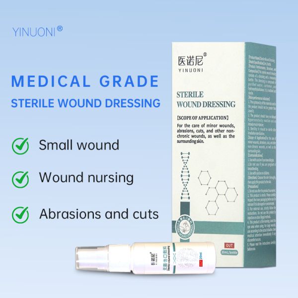Washable Wound Care Spray 20ml Sterile Wound Dressing Spray For Abrasions Or Cuts