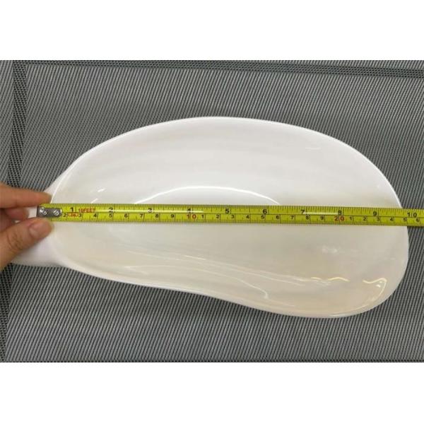 White Melamine Dinnerware Trumpet - Shell - Shape Dish Length 25cm Weight 405g