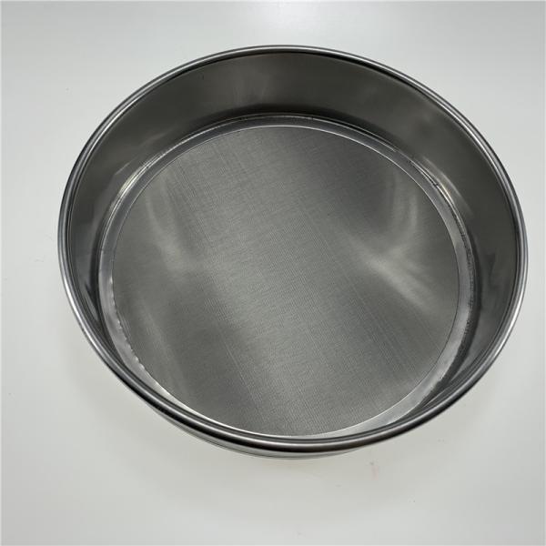 Food - Grade 304 Stainless Steel Flour Sieve 40 60 Mesh / Inch 30cm Dia