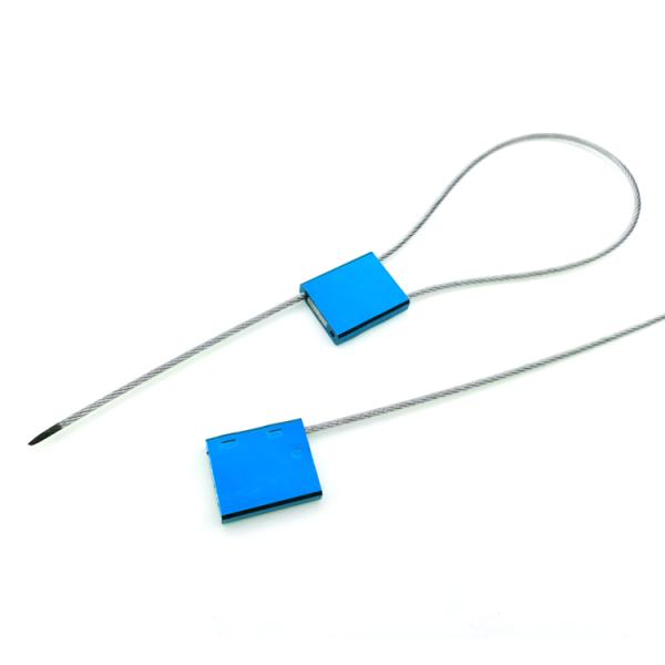 4.01KN Tensile Strength Cable Security Seals With Pull Tight Locking Mechanism
