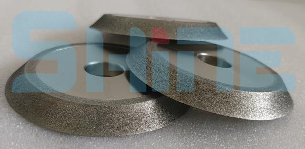 1V1 galvanizou a roda de moedura do CBN do diamante afila a borda 180mm para o carboneto de tungstênio