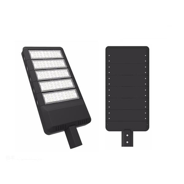 Black Outdoor LED Street Lights Aluminum Shell 200w 250w Module Design