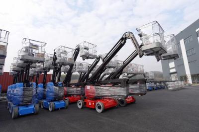SNSC 14m 21m Telescopic Articulated Boom Lift Hydraulic Manlift / Aerial Work Platform