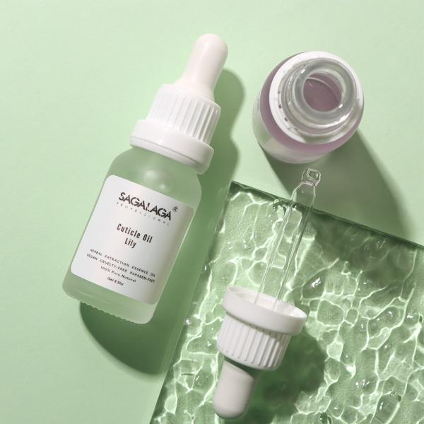 Floral Cuticle Oil Custom Peach Scents Dropper Bottle for Nail Care Private Label Design High Qualit