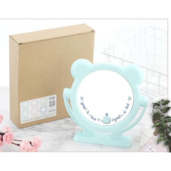 Modern Standing Desktop Vanity Portable Makeup Mirror for Yea Processing Customization