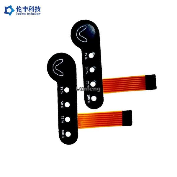 Переключатель мембраны приведенный цепью Фпк, штейновая поверхностная кнопочная панель переключателя мембраны