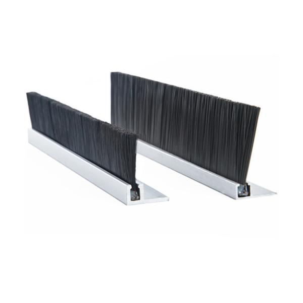Aluminum Alloy PVC Brush Under Door Brush Seal Bristles 1000mm