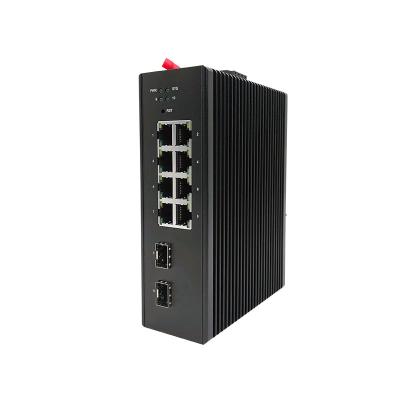 10 Ports Industrial Ethernet Switch 10M / 100M / 1000M 20G Switching Capacity