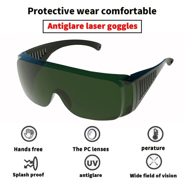 OD5 OD7 1064nm Plastic Filter 808nm Unioptics Laser Protective Glass Industry Blue Green Lasershair Removal Glasses Safety