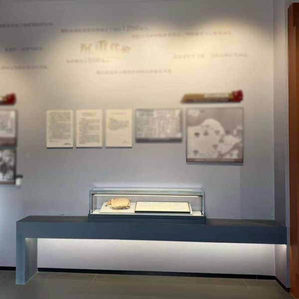 Full View Museum Exhibit Cases Lay Flat Custom Museum Display Cases