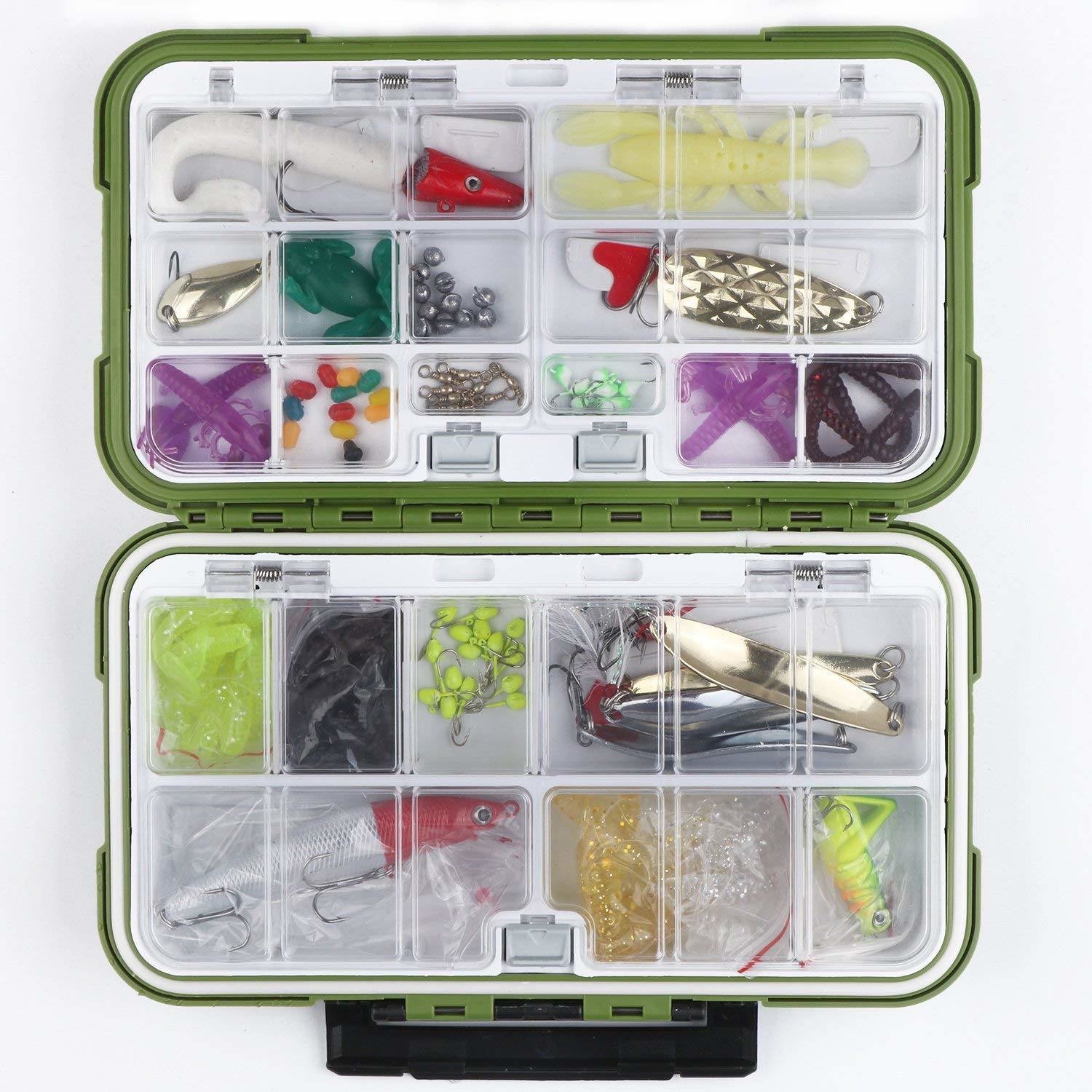 0.300kg Package Gross Weight Outdoor Fishing Bait Lure Case for Customized Request