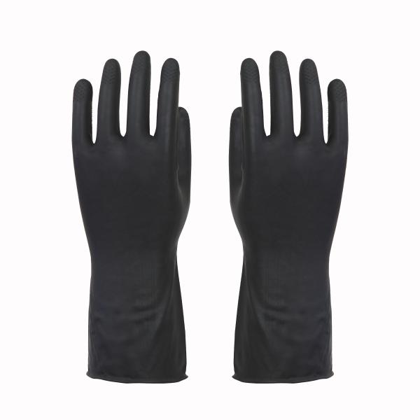 Excellent Flexibility Industrial Rubber Gloves Length 300mm 50-120g