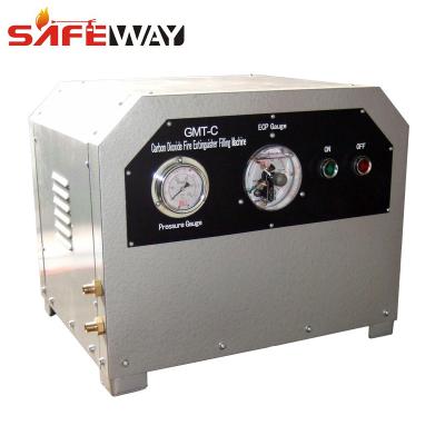 Máquina de enchimento do gás do CO2 do aço 3Kg/Min Fire Extinguisher Refill Machine dos Ss