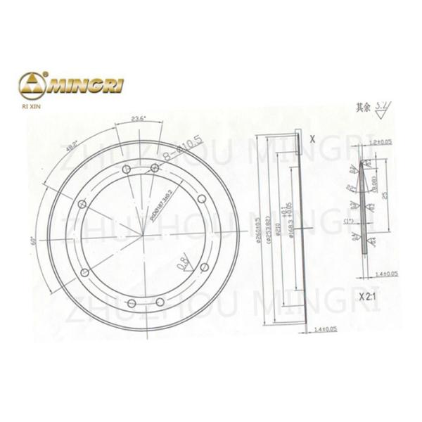 Marquip Machine 8 Holes Carbide Disc Cutting Blade Knife High Wear Resistance