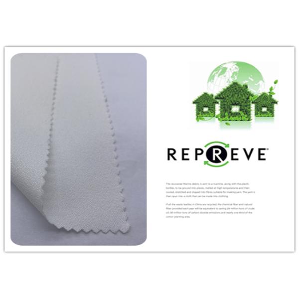 100D закрутило шифоновую повторно использованную ткань рубашки простирания GRS пути ткани 4 полиэстера женскую