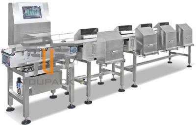 Peso horizontal da máquina de classificação do graduador do peso multi que classifica o controle do PLC da balança de controlo