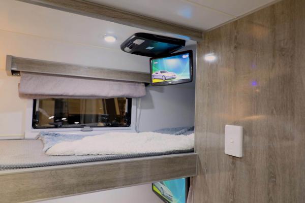 Lightweight Luxury Off Road Camper Trailer Integrated Sink And Spacious Seating Area