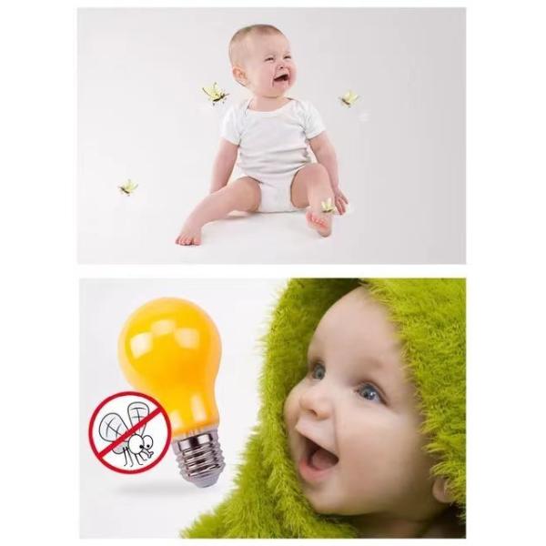 Bug Repellent Lighting LED Bulb 530-590nm for AC 120/230V Input Voltage Keep Bugs Away