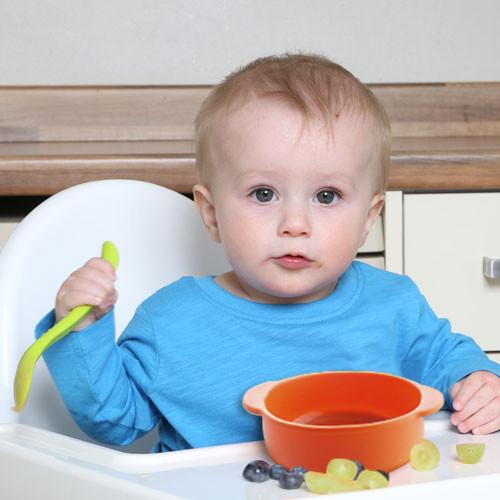 Kitchen Durable Cute Design Kids Bowls and spoons Household Safety Children Baby Silicone baby products of all types