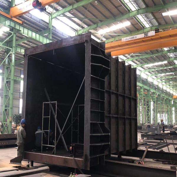 Fabrication de structures en acier de chaudière OEM pour le collecteur de poussière