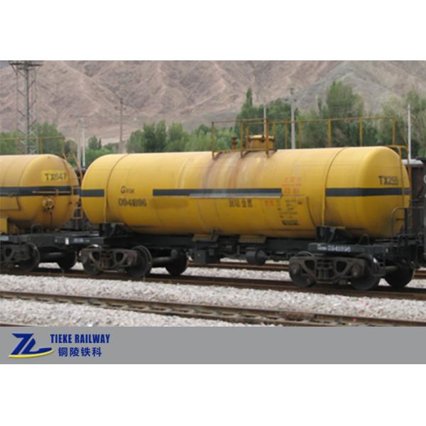 63 Ton Liquid Caustic Soda Railway Tanker Wagons For NaOH Liquid Alkali