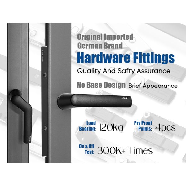 Multi Function Thermal Insulation Soundproof Housing Aluminium Tilt and Turn Casement Window