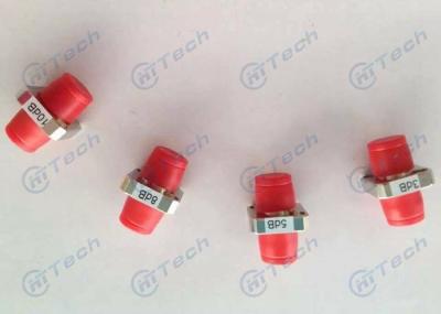 Adapter Type Fiber Optic Cable Attenuation 3dB / 8dB Red Color Stable Performance