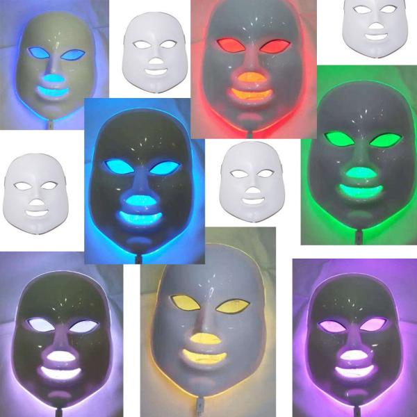 Photodynamic LED Facial Mask Daily Beauty Instrument Anti Acne Customized Logo