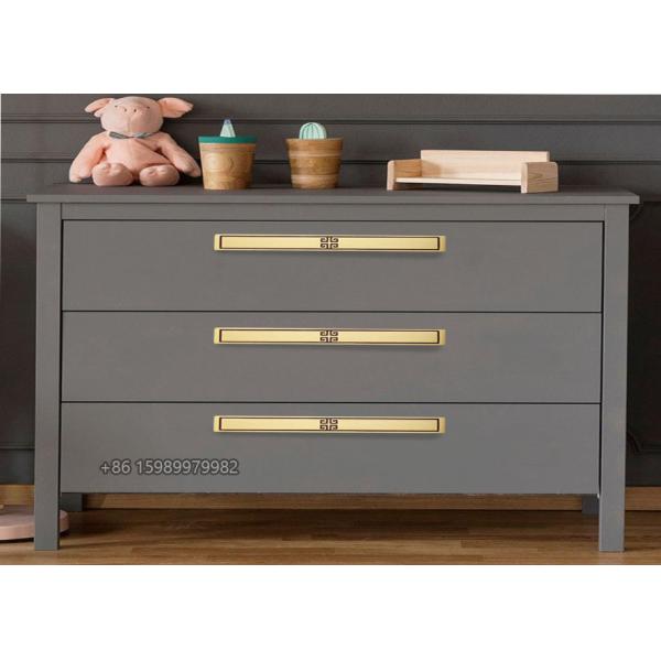 Brass Effect Stainless Steel Kitchen Cabinet Handles Yellow Brushed