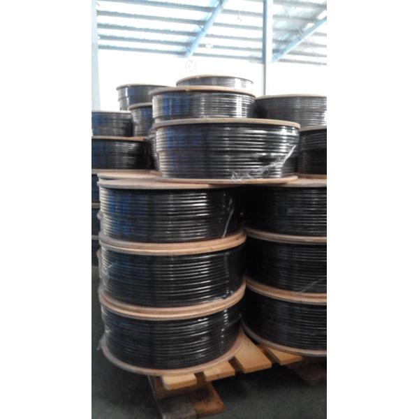 Braiding RG Type Coxial Cable CATV RG500 24 ends Braiding Cable With PE Jacket