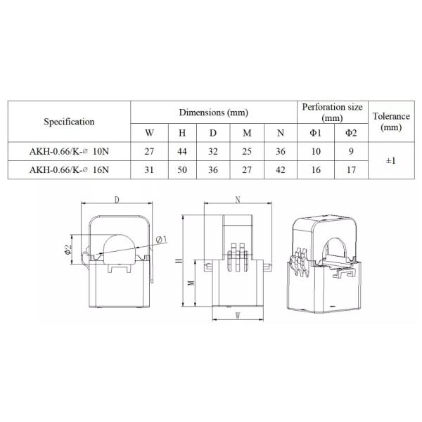 Acrel ADW310 однофазный беспроводный счетчик энергии Iot с RS485 Din Smart Meter с внешними трансформаторами