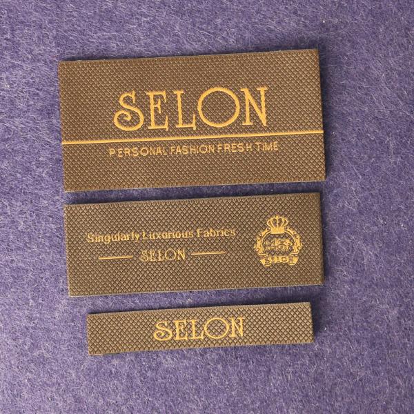 White Center Fold Cotton Neck Woven Garment Labels Main Lables