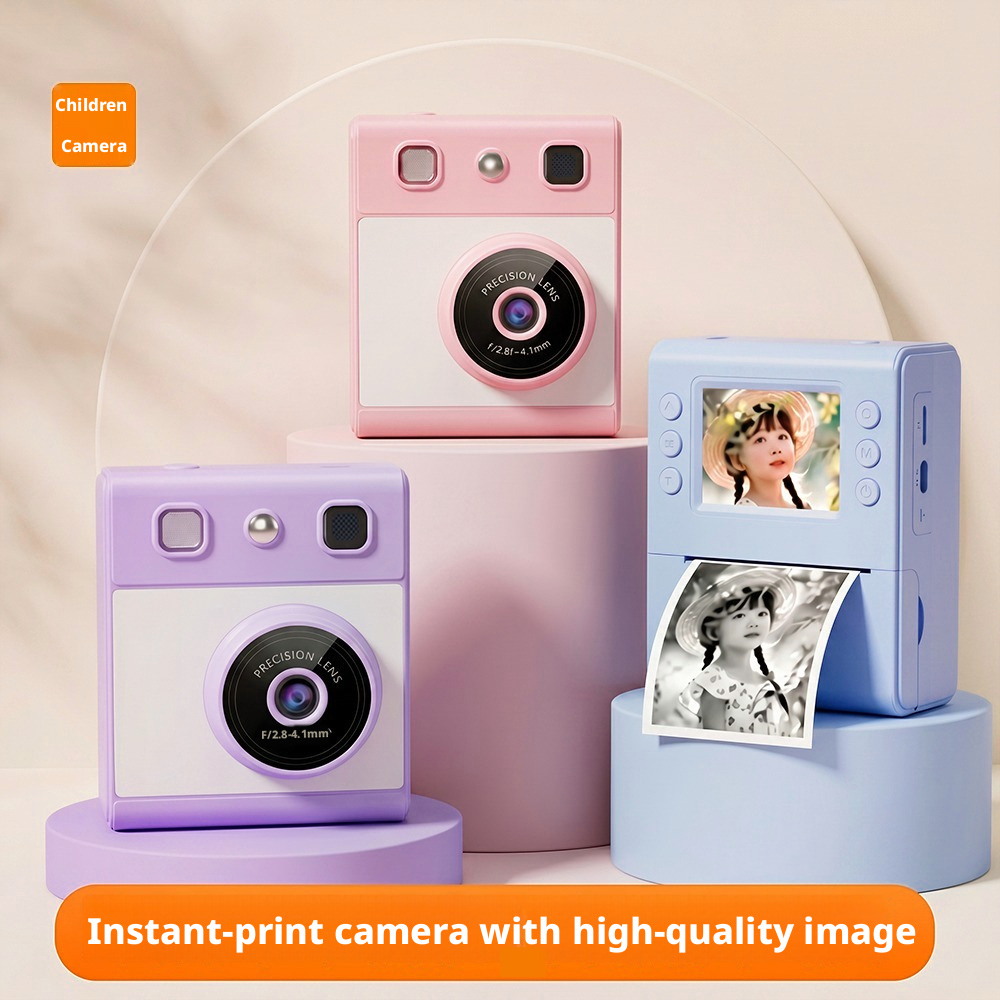 Kid Instant Print Camera Instant Photo Capture High-Definition Pixels D6