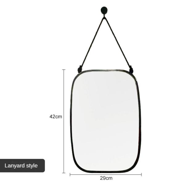 Vintage Antique Bathroom House Decor Plastic Frame Wall Mirror for Every day Occasion